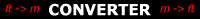 Convert between imperial and metric measurements